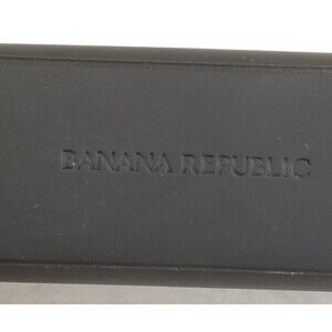 Banana Republic Matte Black Eyeglass Case w/ Magnetic Snap
